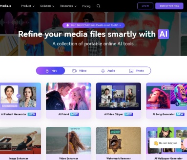 Media.io AI Image Upscaler