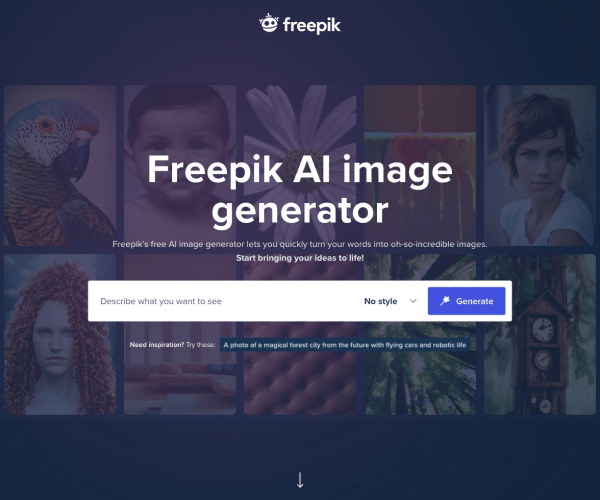 Freepik AI Image Generator