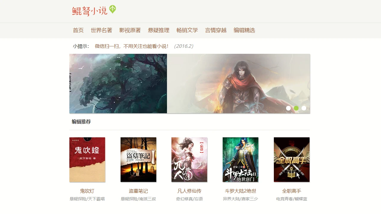 鲲弩小说