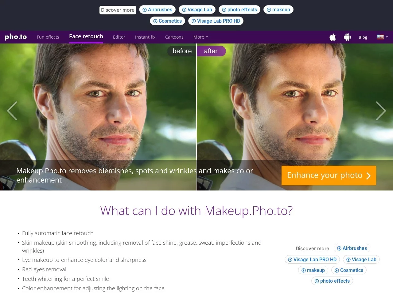 人像在线修图,照片在线编辑器