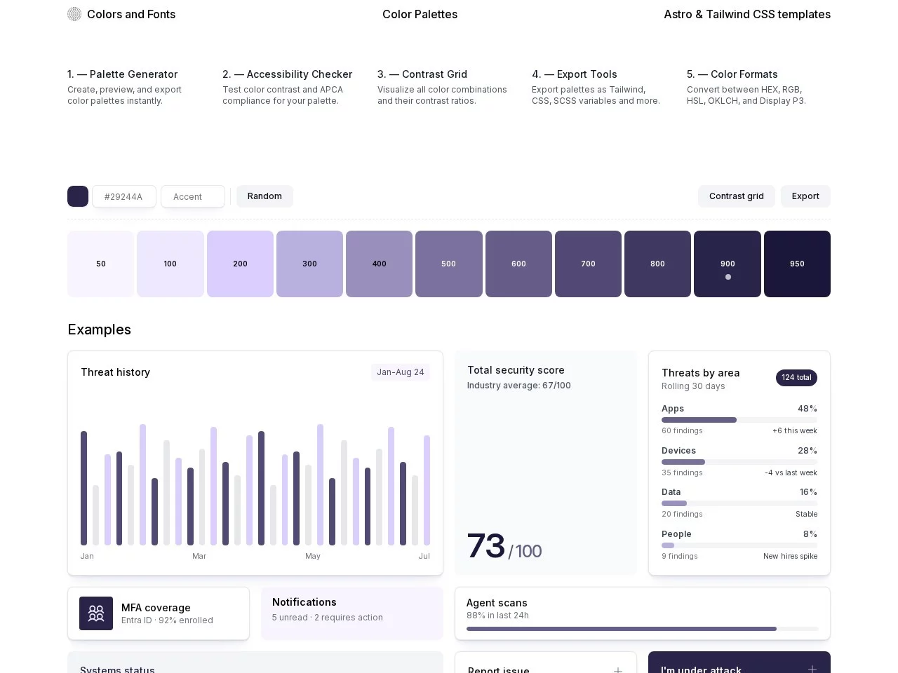 Colors and Fonts