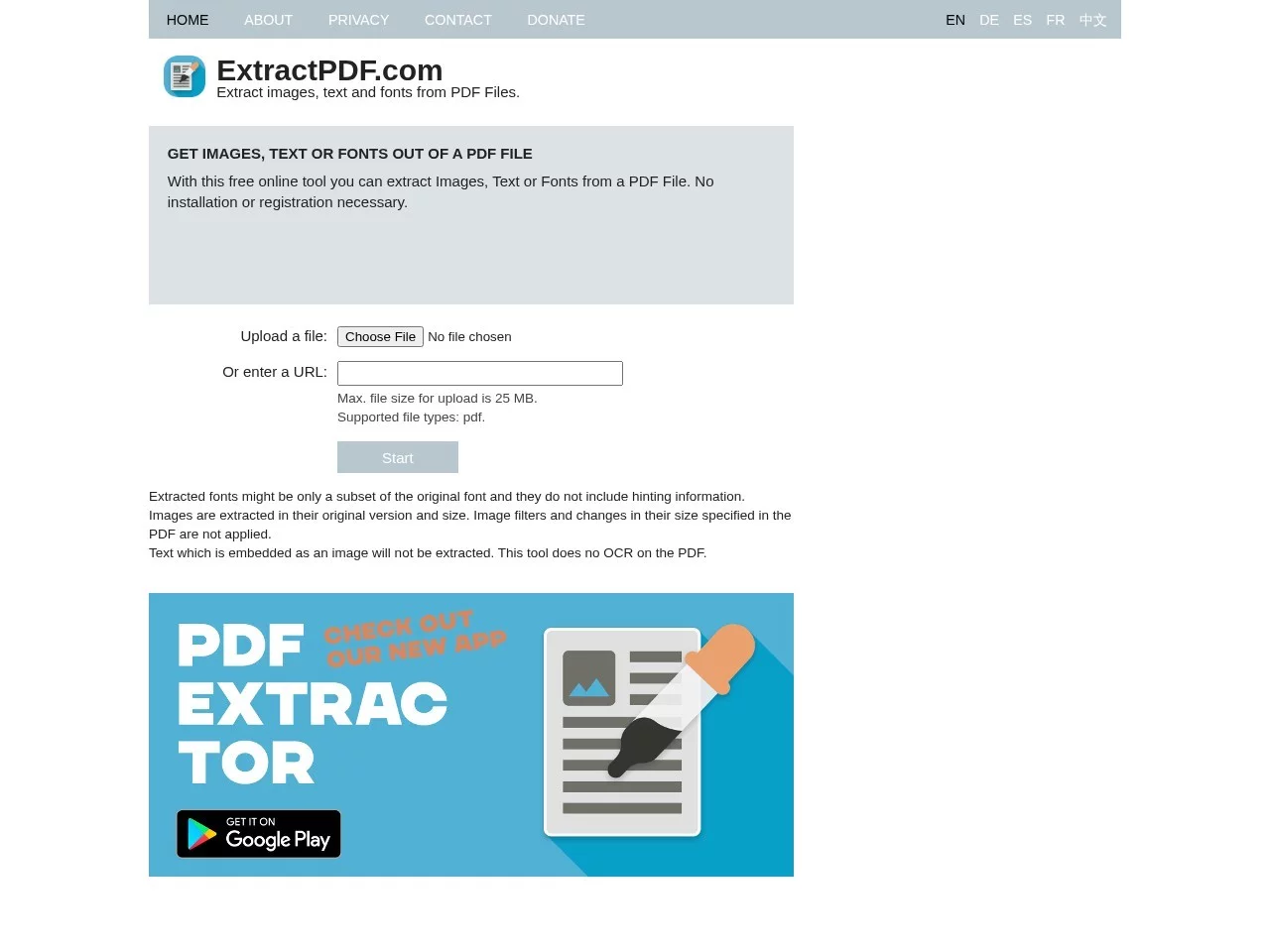 ExtractPDF