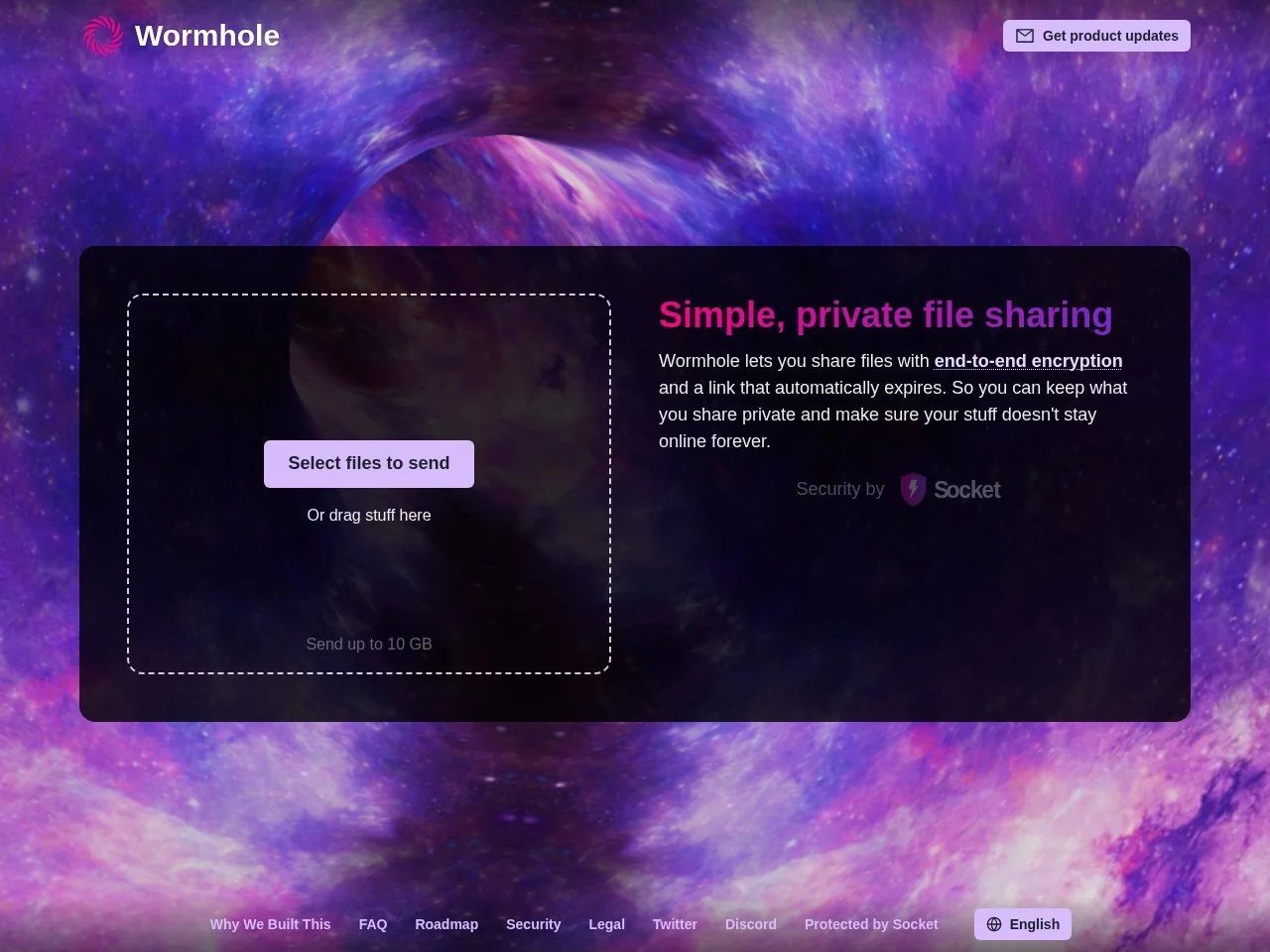 wormhole虫洞文件共享