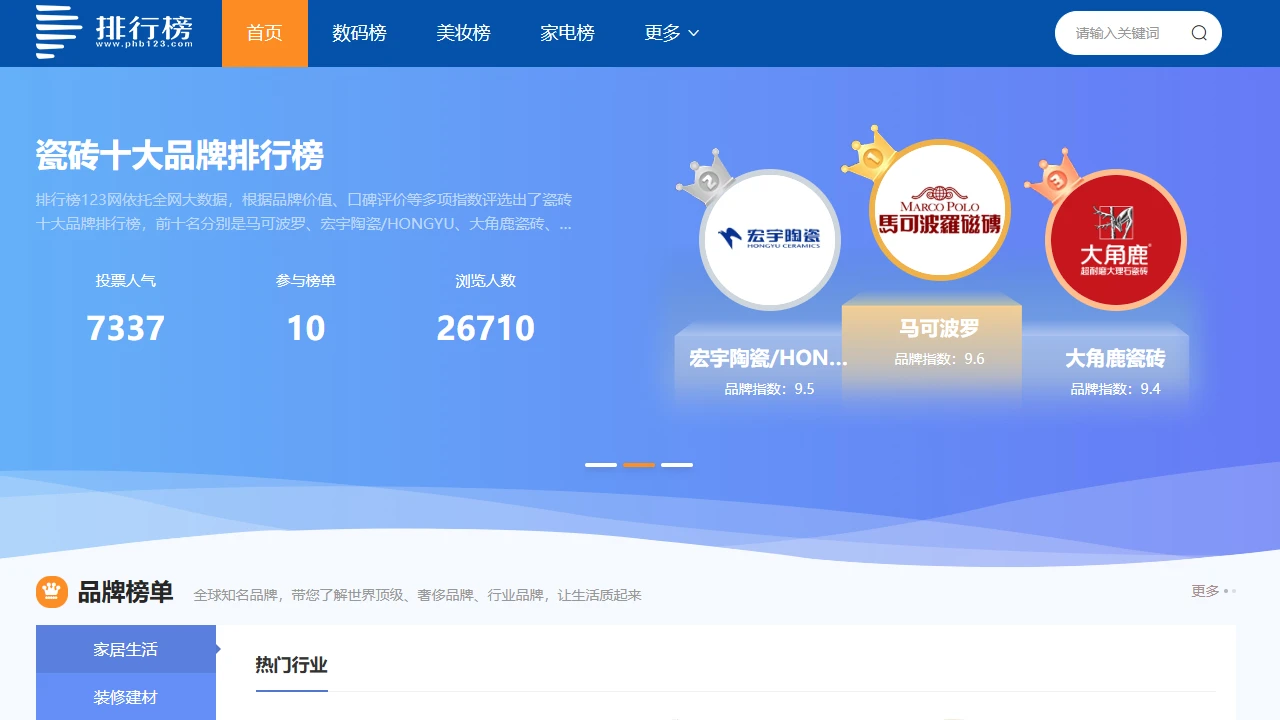 排行榜123网